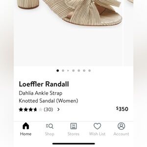 COPY - Loeffler randell Dahlia ankle strap heel